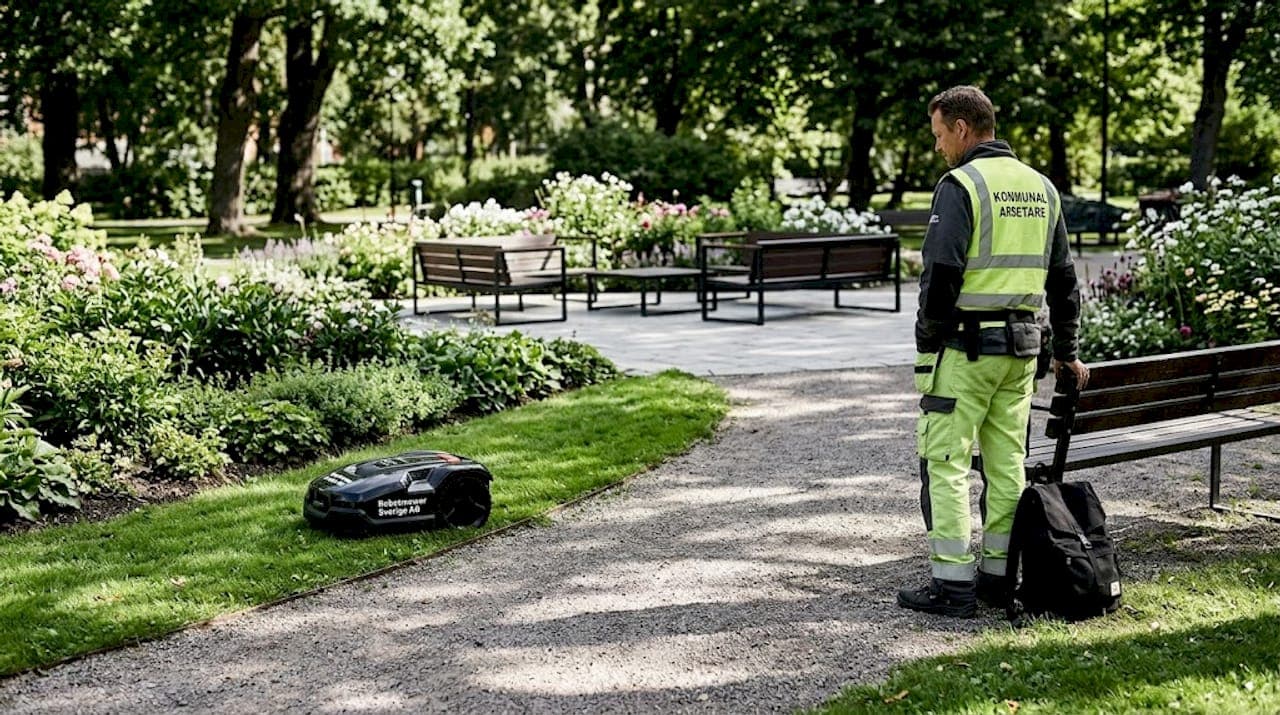 Så implementerar du kommersiell robotgräsklippning i park
