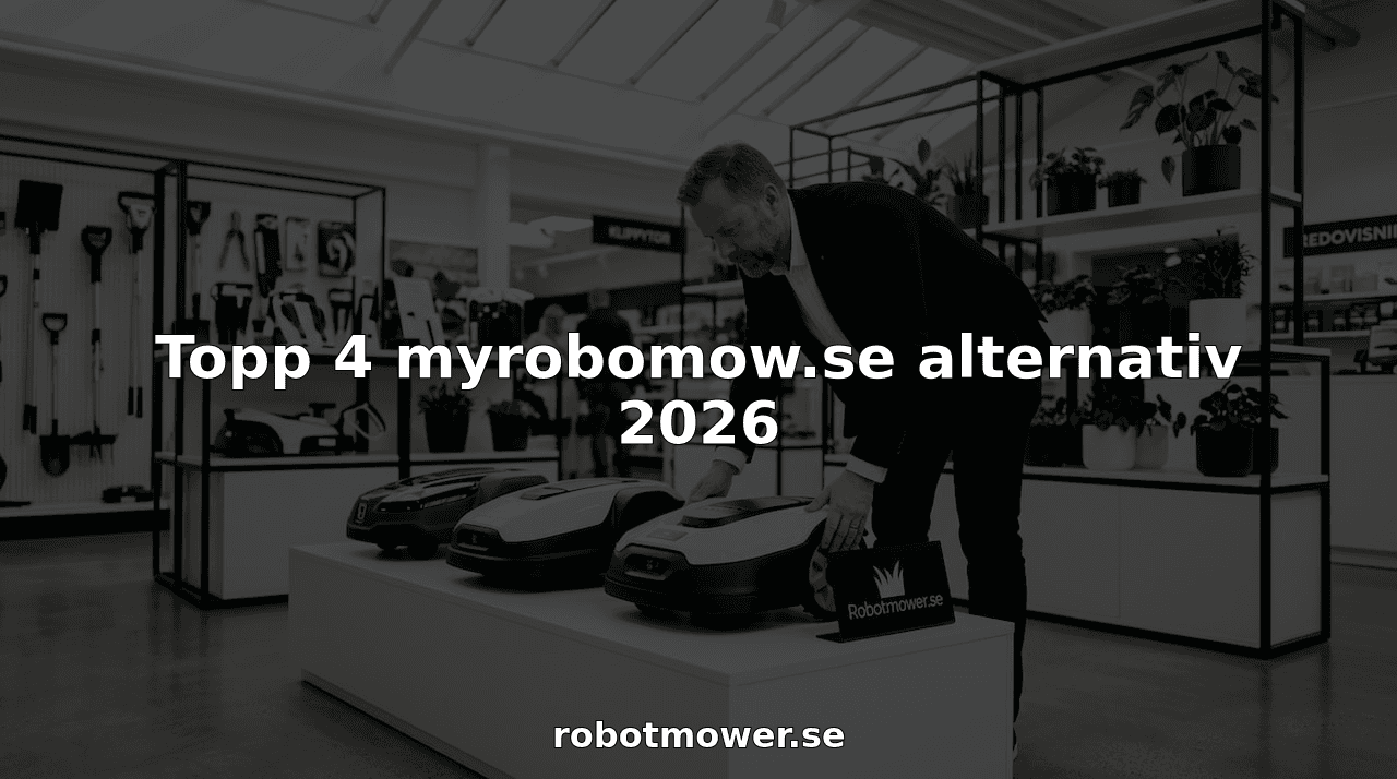 Topp 4 myrobomow.se alternativ 2026