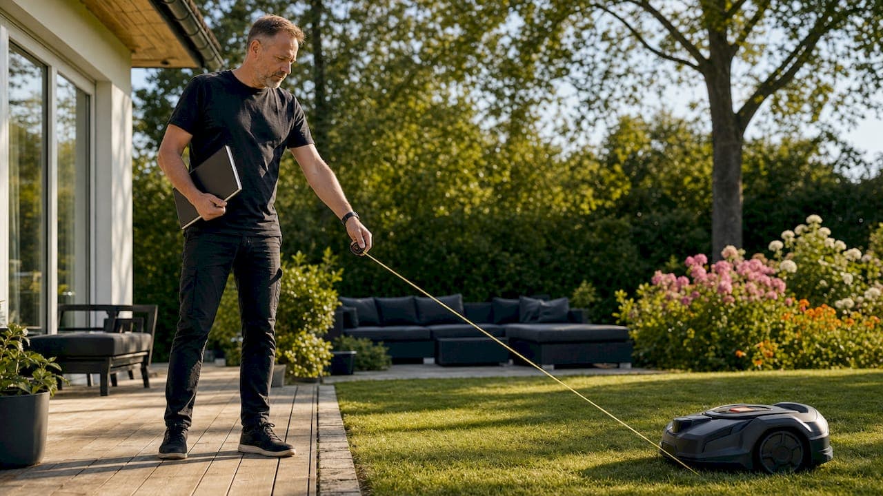 Effektbehov för robotgräsklippare: rätt kapacitet